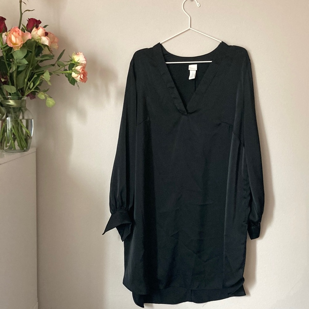 Silky black Tunic